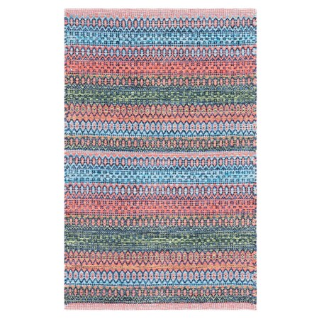 Safavieh 4 x 6 ft. Kilim Contemporary Rectangle Rug Orange & Green KLM475P-4